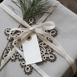 Geschenkband – Velours creme von Ib Laursen
