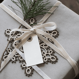 Geschenkband – Velours creme von Ib Laursen