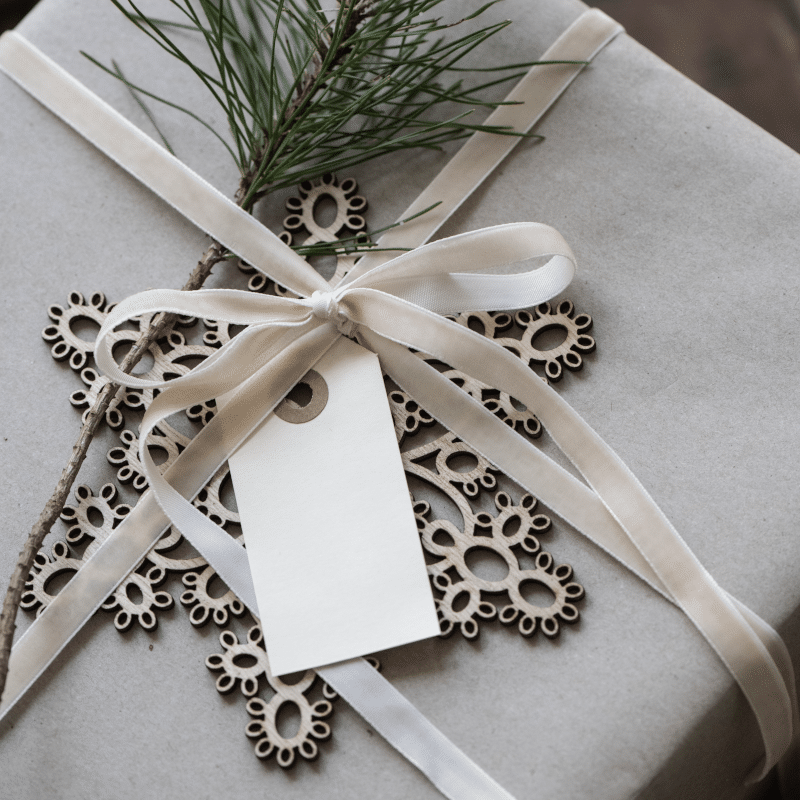 Geschenkband – Velours creme von Ib Laursen