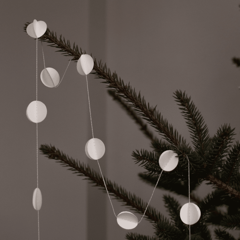 Girlande - Circle white von dbkd