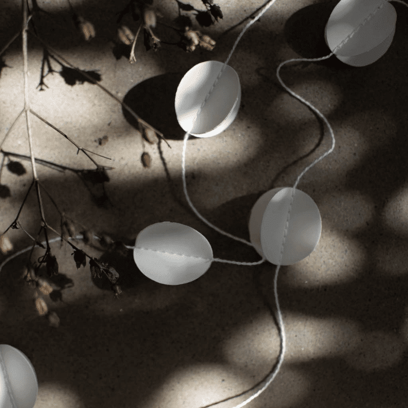 Girlande - Circle white von dbkd