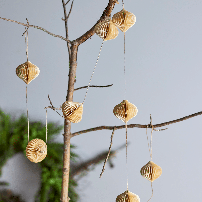 Girlande - Jazmina Papier natur von Bloomingville