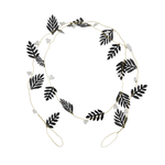 Girlande - Leaf schwarz von House Doctor