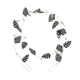 Girlande - Leaf schwarz von House Doctor