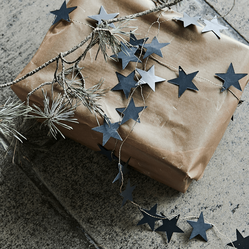 Girlande – Star schwarz von House Doctor