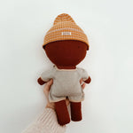 GOMMU - Beanie light cream/mustard