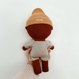 GOMMU - Beanie light cream/mustard