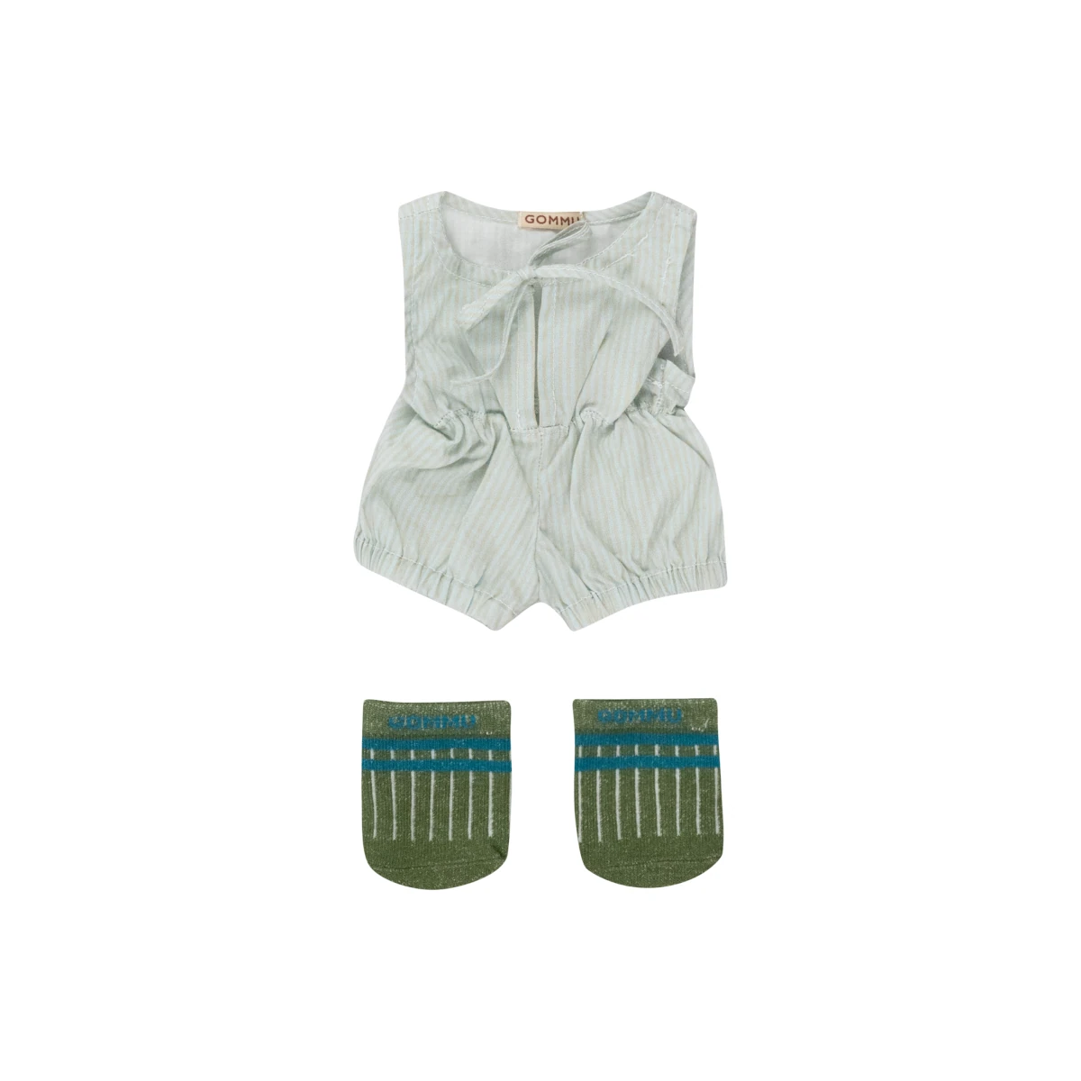 GOMMU - Look 5 sky blue stripes/sand