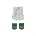 GOMMU - Look 5 sky blue stripes/sand
