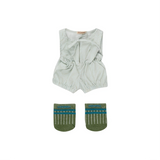 GOMMU - Look 5 sky blue stripes/sand