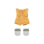 GOMMU - Look 5 Vichy sand/mustard