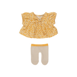 GOMMU - Look 6 Flower light cream/mustard