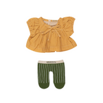 GOMMU - Look 6 Vichy sand/mustard