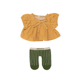 GOMMU - Look 6 Vichy sand/mustard