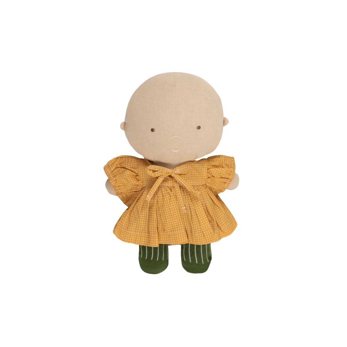GOMMU - Look 6 Vichy sand/mustard