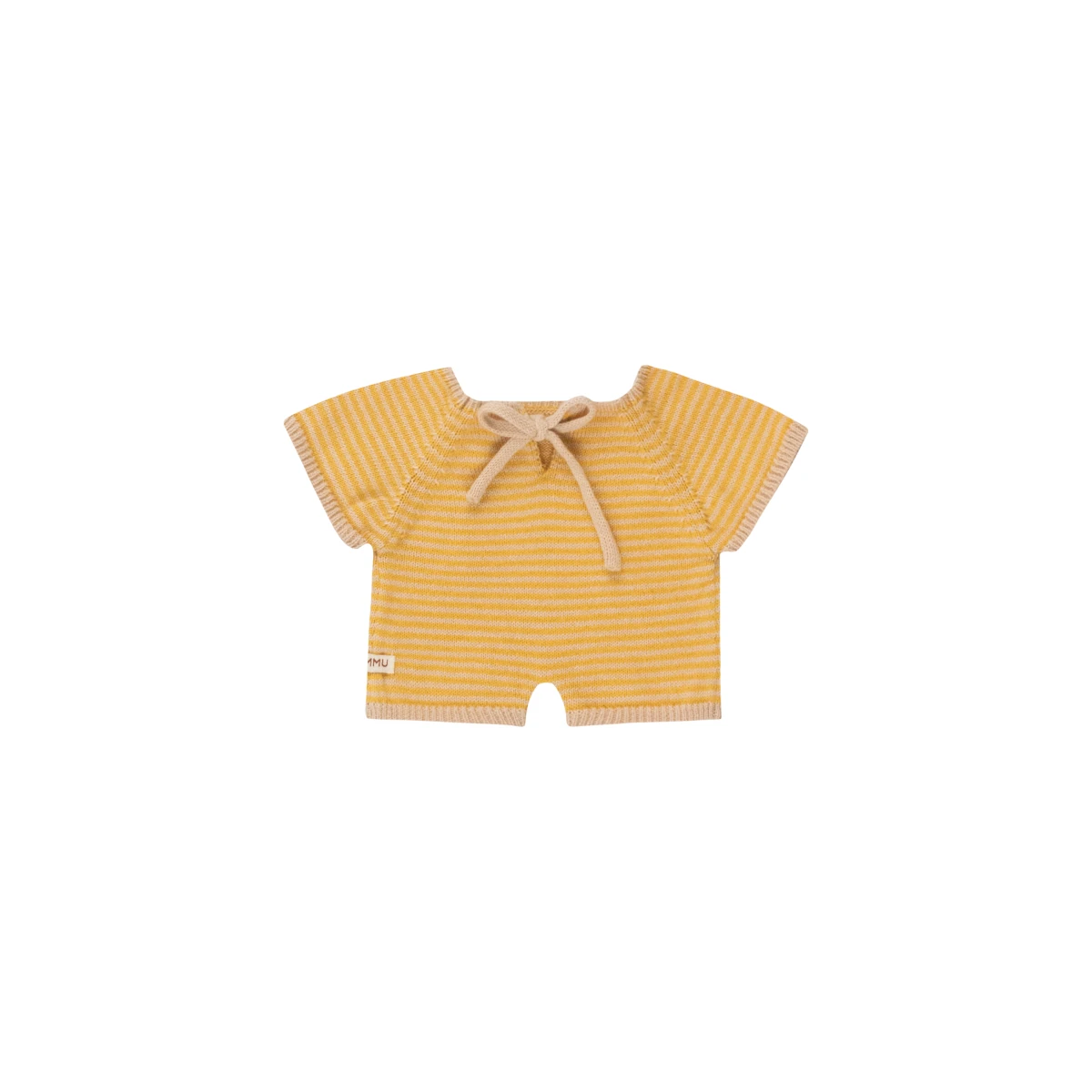 GOMMU - Onesie Short light cream/mustard
