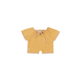 GOMMU - Onesie Short light cream/mustard