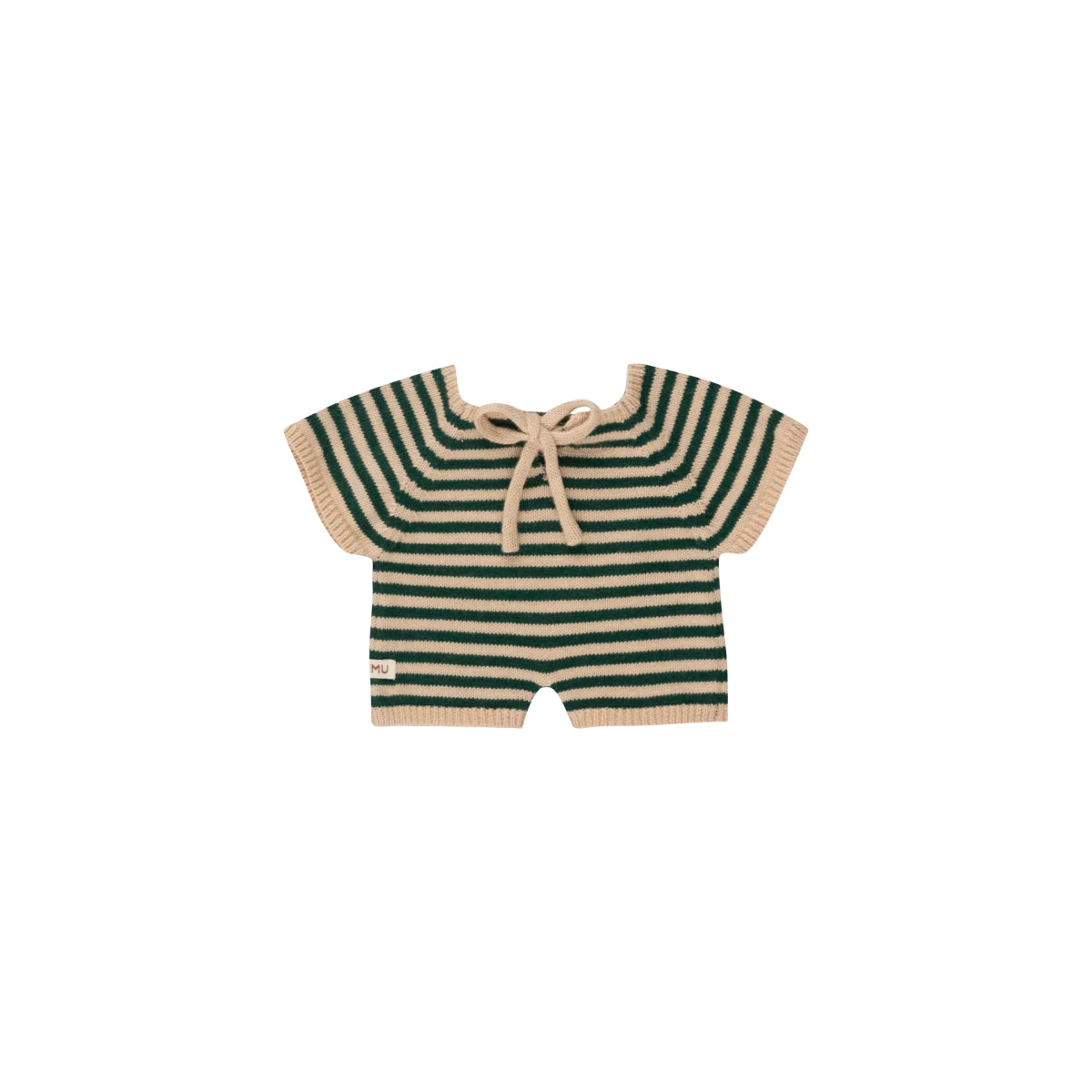 GOMMU - Onesie Short light cream/soft green