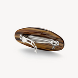 Haarklammer - Jumbo oval Clip Tiger s Eye von Machete