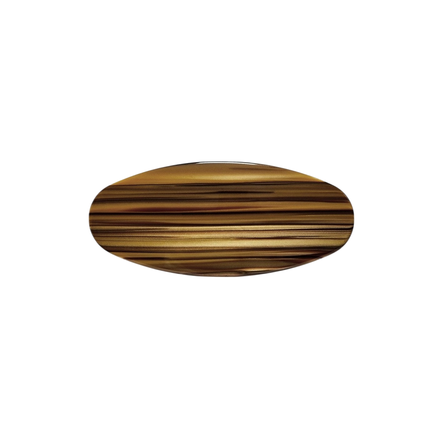Haarklammer - Jumbo oval Clip Tiger s Eye von Machete