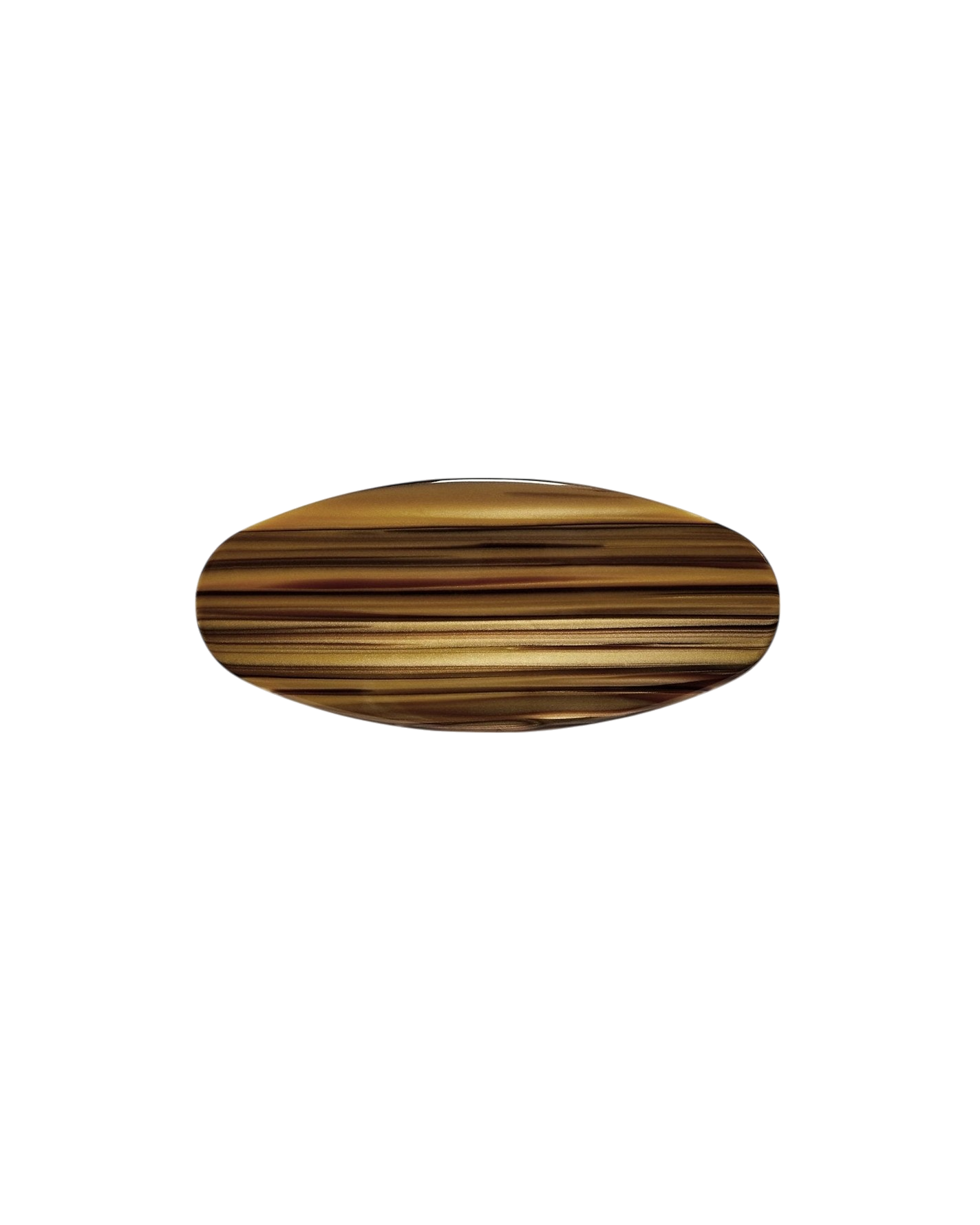 Haarklammer - Jumbo oval Clip Tiger s Eye von Machete