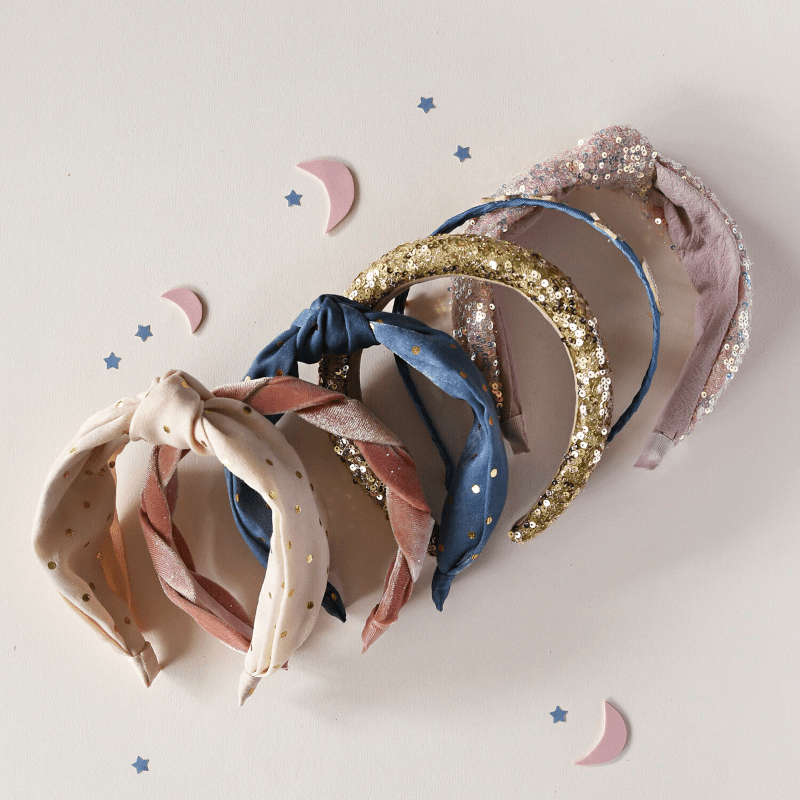 Haarreif – Gold Spotty neutral von Rockahula
