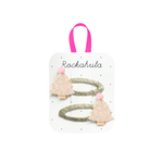 Haarspangen - Frosted Shimmer Xmas Tree von Rockahula