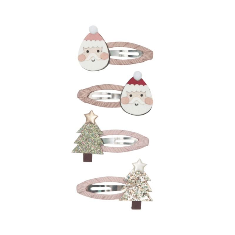Haarspangen - Santa & Tree von Mimi & Lula