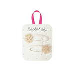 Haarspangen - Shimmer Snowflake von Rockahula