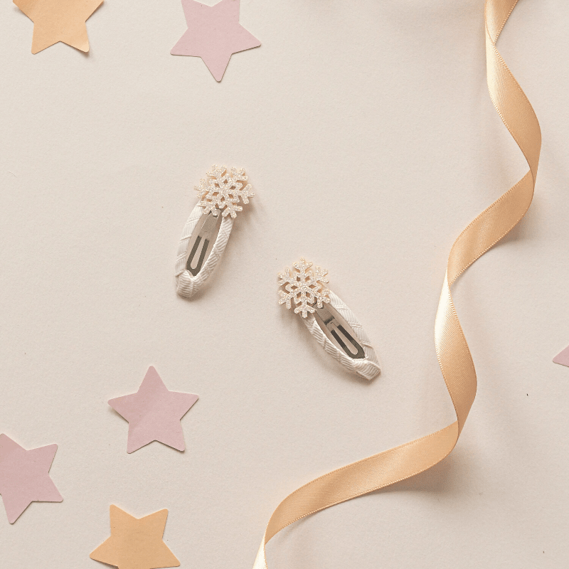 Haarspangen – Shimmer Snowflake von Rockahula