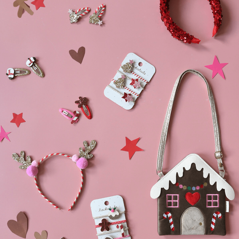 Haarspangen – Snowman Glitter von Rockahula