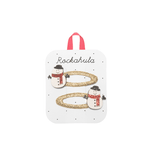 Haarspangen – Snowman Glitter von Rockahula