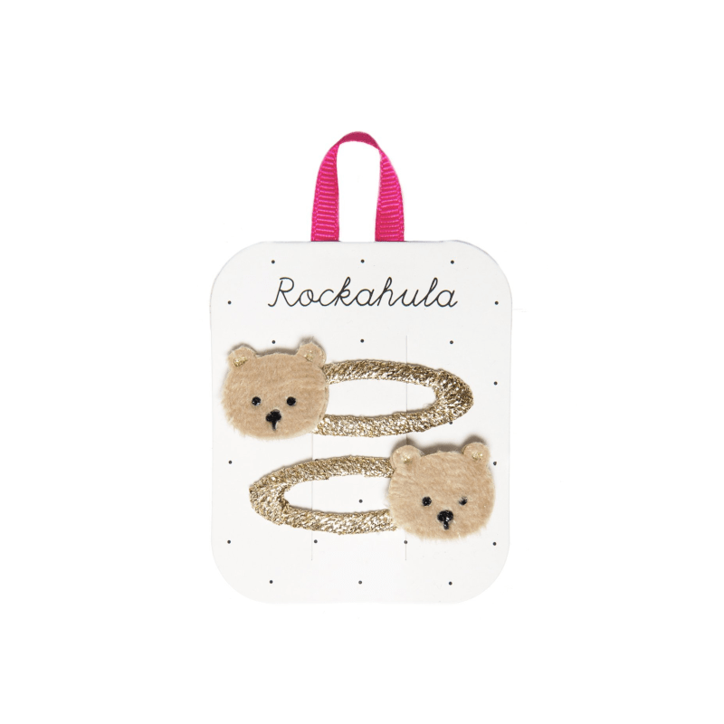 Haarspangen – Teddy Bear von Rockahula