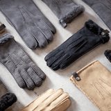 Handschuhe - Lammfell Herren camel von Van Buren