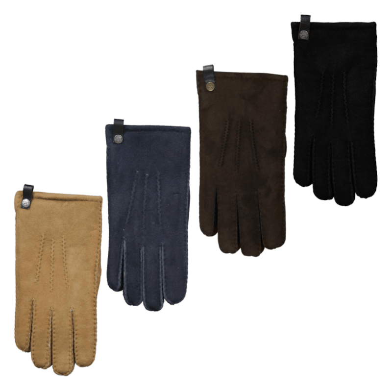 Handschuhe - Lammfell Herren camel von Van Buren