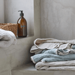 Handtuch - Cotton/Linen sand von Liv Interior