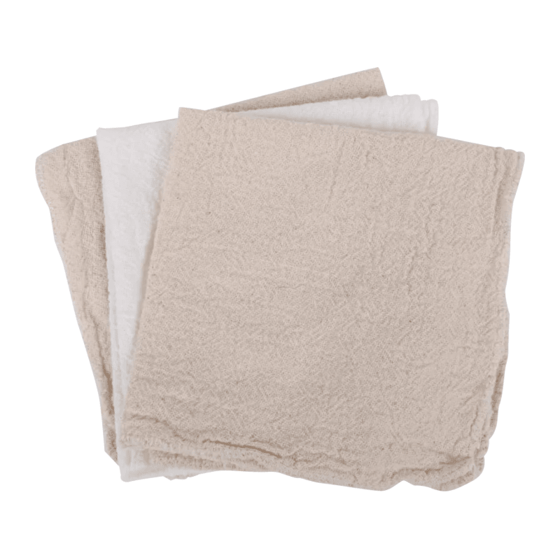 Haushaltstuch natur/weiss 3er Set von Redecker