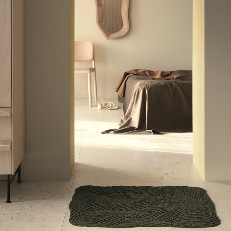 Heymat - Fussmatte Twine green