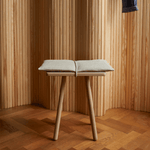 Hocker - Georg oak Linen von Skagerak