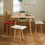 Hocker - Georg oak Linen von Skagerak