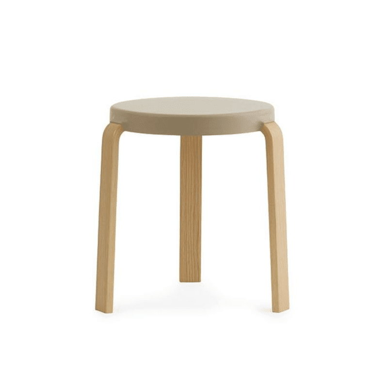 Hocker - Tap oak/sand von Normann Copenhagen