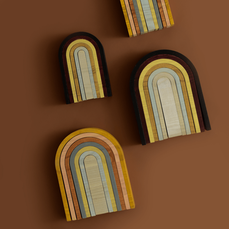 Holzspiel - Inspo Rainbow von Min Min Copenhagen