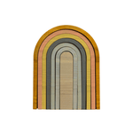 Holzspiel - Big rainbow pastel von Min Min Copenhagen