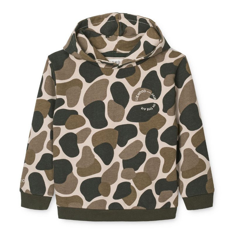 Hoodie - Hildur Camouflage green multi mix von Liewood