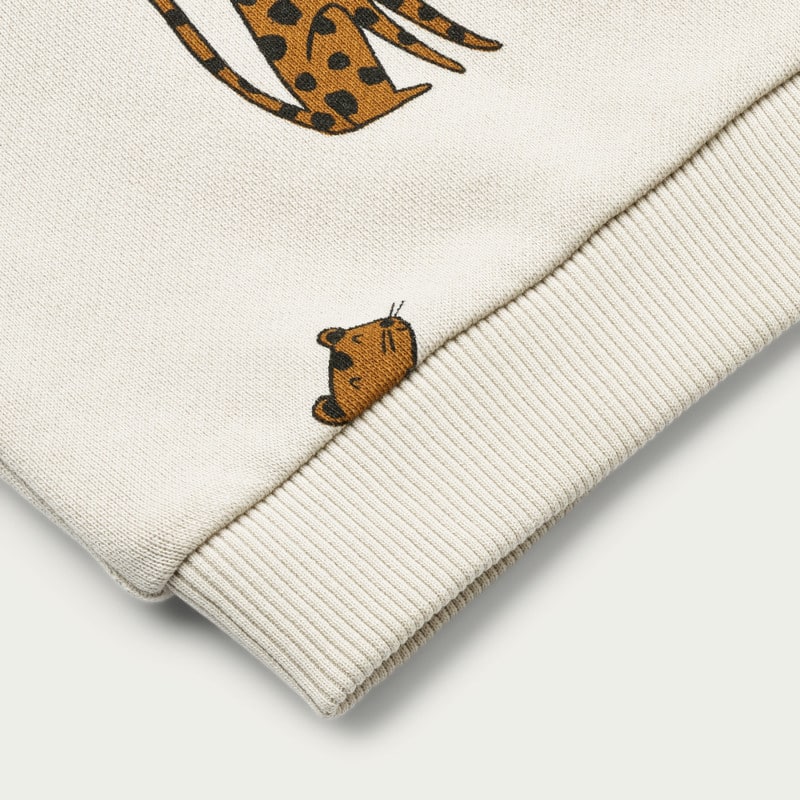 Hoodie - Hildur Leopard sandy von Liewood