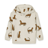 Hoodie - Hildur Leopard sandy von Liewood