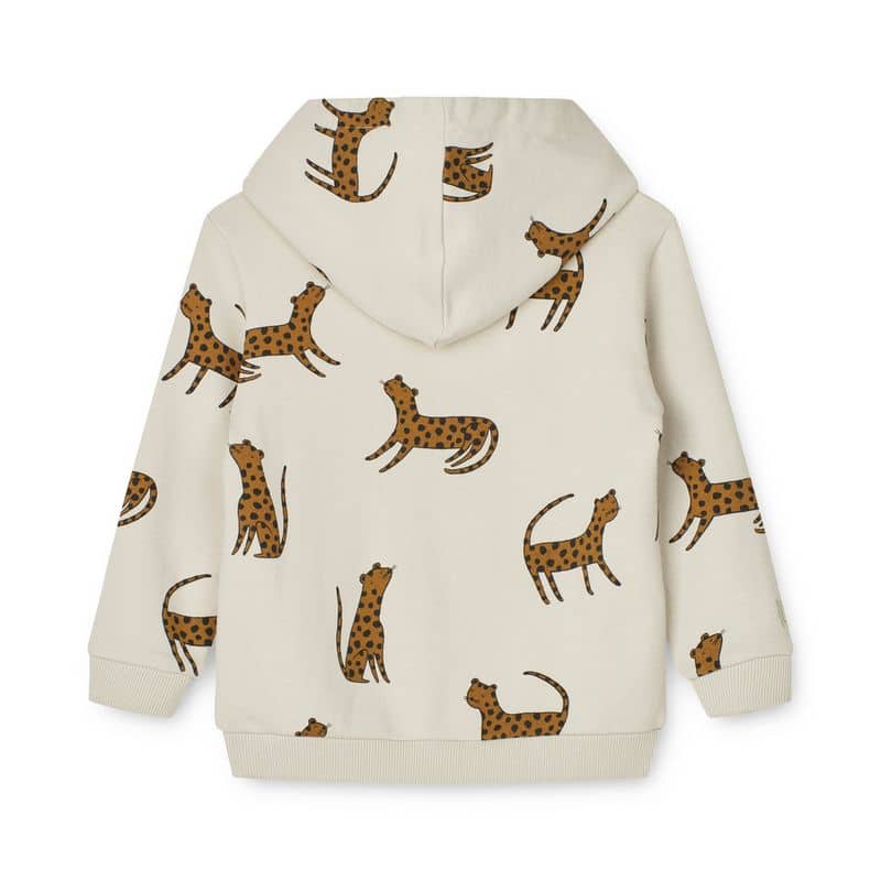 Hoodie - Hildur Leopard sandy von Liewood