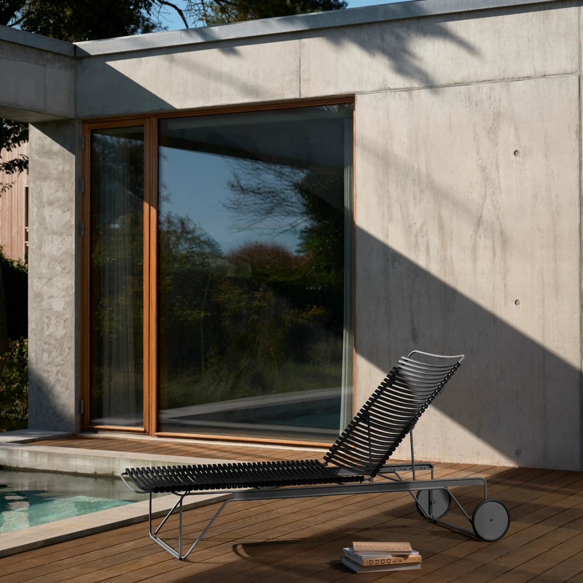 Houe - Sonnenliege Click Adjustable schwarz

