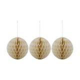 House Doctor - Ornament Orb ivory 3er set M