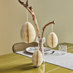 House Doctor - Osterornament Egg off white 2er Set